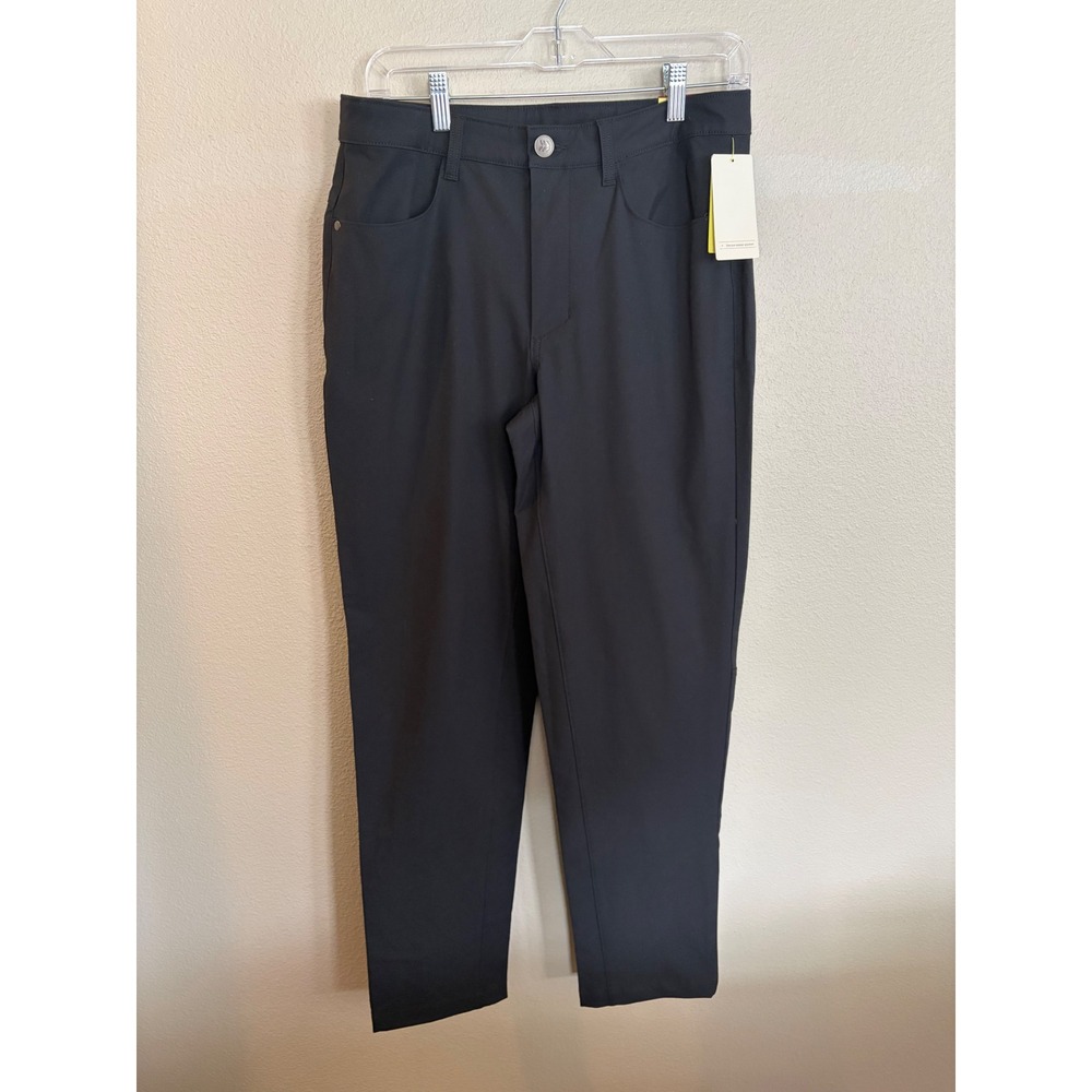 All in Motion Mens 360 Lifestyle Twill Pants Black 30x30 Water Resistant Stretch